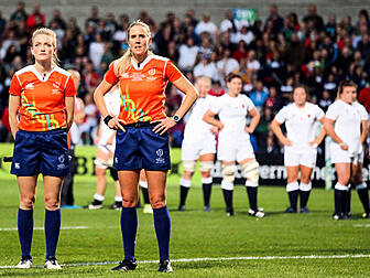 Match officials for the Six Na...